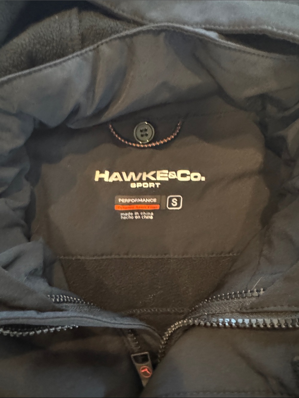 Hawke & Co. Sport Black Insulated Performance Jacket Men’s Small